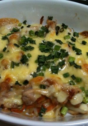お野菜たっぷり☆鶏肉のねぎﾏﾖ＆ﾁｰｽﾞ-レシピのメイン写真