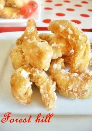 【給食メニュー】イカのかりん揚げ-レシピのメイン写真