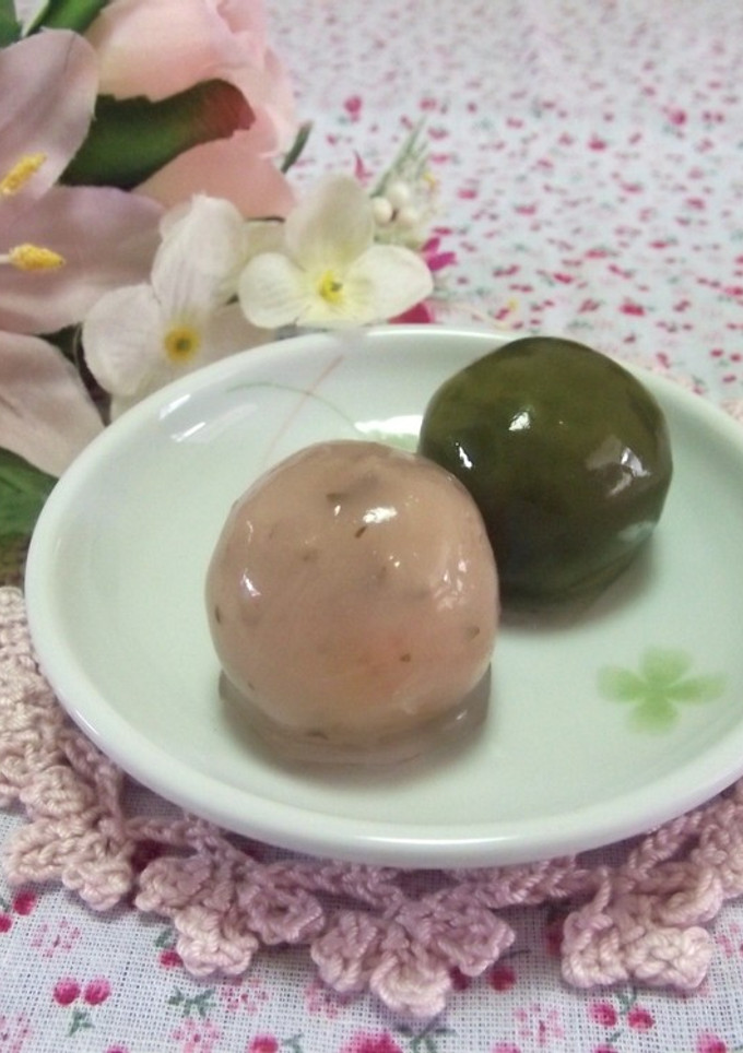 桜の餡玉-レシピのメイン写真
