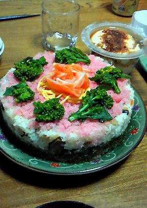 ひな祭り＊ちらし寿司ケーキ？-レシピのメイン写真