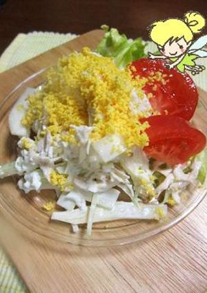 セロリと鶏ささみのミモザサラダ-レシピのメイン写真