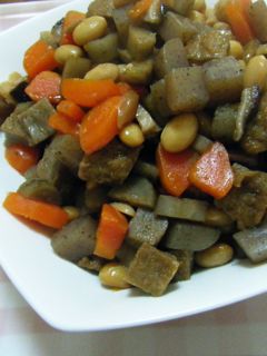 きちんと美味しい 大豆の五目煮-レシピのメイン写真