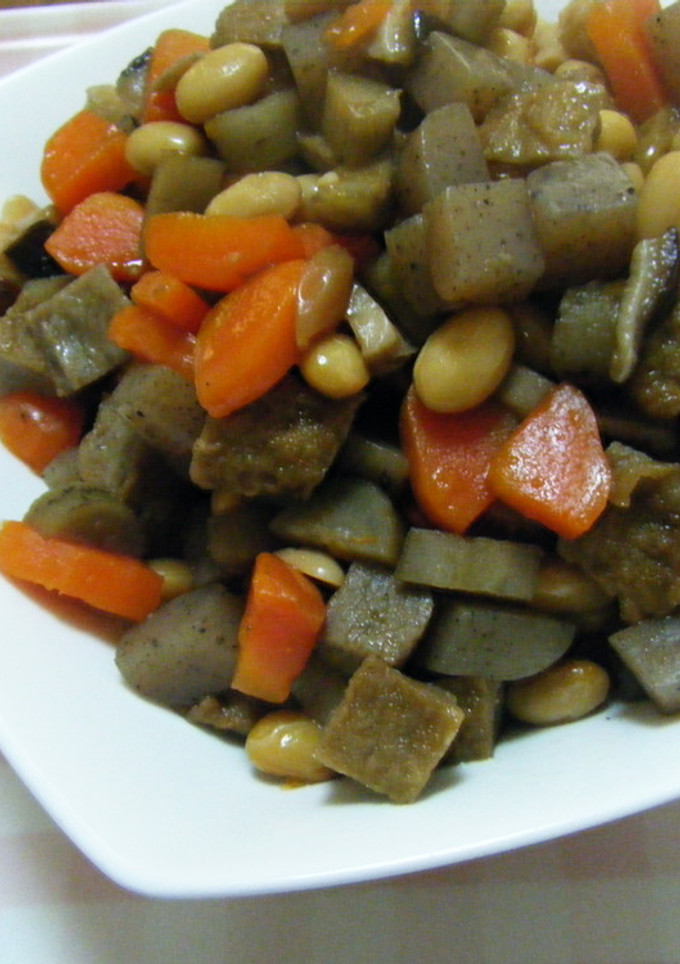 きちんと美味しい　大豆の五目煮-レシピのメイン写真