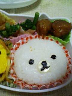コリラックマ&キイロイトリ♪キャラ弁-レシピのメイン写真