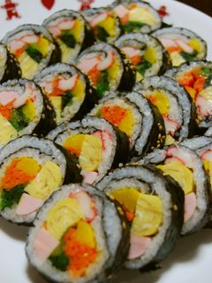 キンパ ( 韓国海苔巻き )-レシピのメイン写真