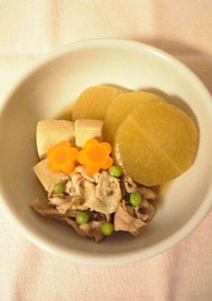 ●○ちょっぴり甘めの大根と豚肉の煮物○●-レシピのメイン写真