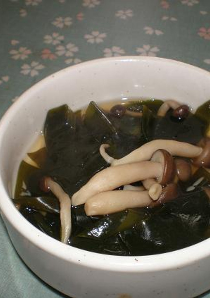 ワカメとキノコのサッと煮-レシピのメイン写真