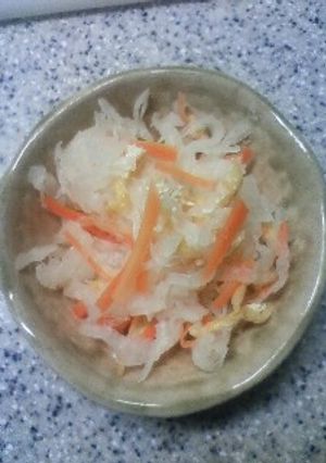 大根とにんじん油揚げの酢あえ-レシピのメイン写真