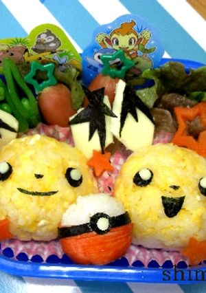 キャラ弁 ポケモン ★ピチュー-レシピのメイン写真