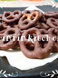 ☆*♥ チョコがけプレッシェル☆*♥-レシピのメイン写真