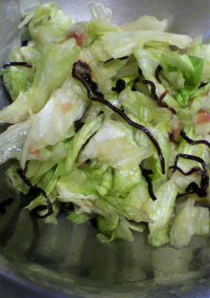 和えるだけ○レタス(葉野菜の消費に◎)-レシピのメイン写真