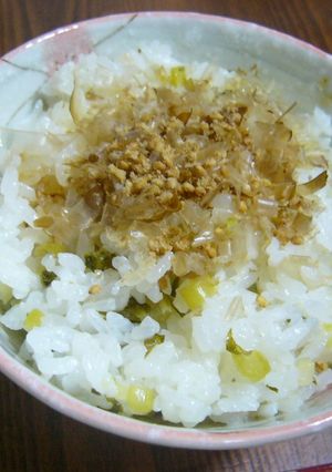大根の皮も葉っぱも使い切り！炊き込み菜飯-レシピのメイン写真