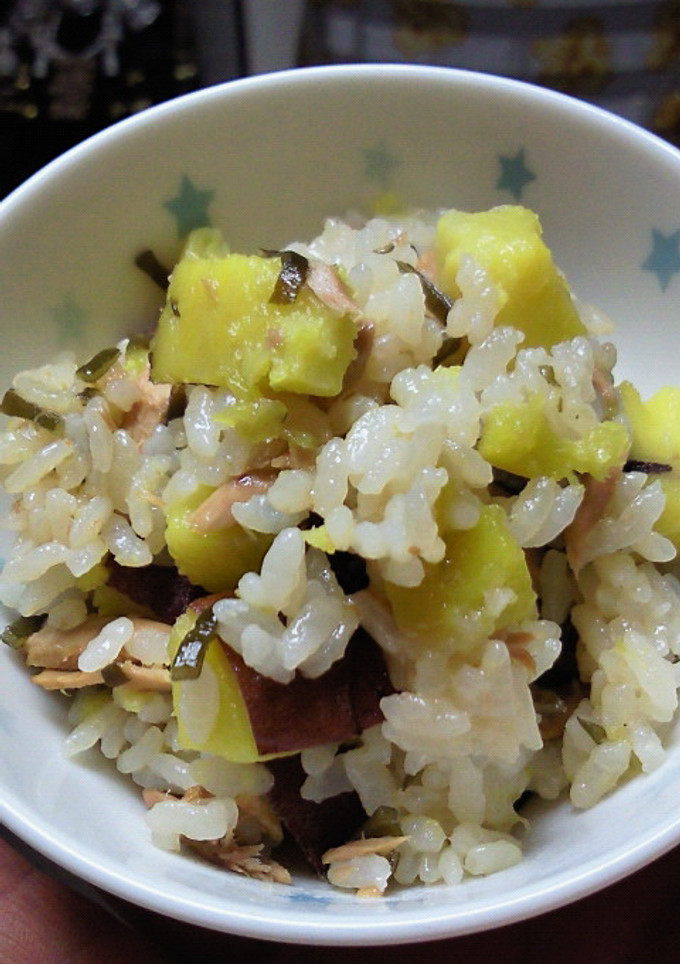 簡単♪おさツナ炊き込みご飯-レシピのメイン写真