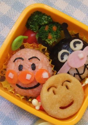キャラ弁★アンパンマン＆バイキンマン弁当-レシピのメイン写真