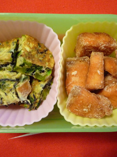1歳児のお弁当 鮭の竜田揚げ-レシピのメイン写真