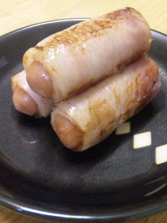 簡単弁当おかず☆ベーコン&ウインナー-レシピのメイン写真