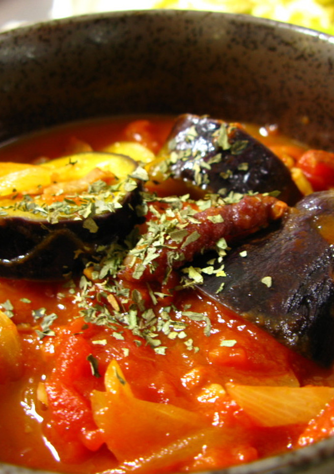 タコと茄子☀トマトで炒め煮（コク旨）-レシピのメイン写真