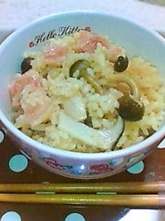きのことベーコンの炊き込みご飯-レシピのメイン写真
