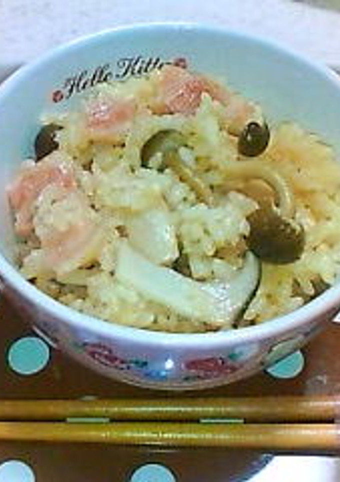きのことベーコンの炊き込みご飯-レシピのメイン写真