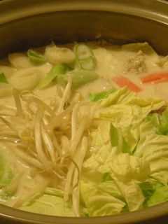簡単!鶏団子の豆乳鍋♪-レシピのメイン写真