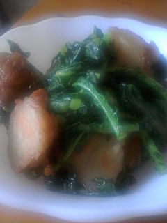 かき菜とさつま揚げの炒め物-レシピのメイン写真