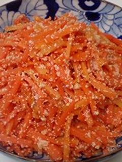 人参だけでこんなに美味しいめんたい炒め!-レシピのメイン写真