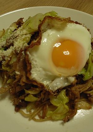チーズが入ったおいしい焼きそば-レシピのメイン写真
