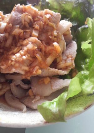 豚しゃぶねぎ醤油-レシピのメイン写真