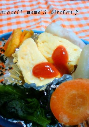 お弁当に「にんにく香る❤たまご焼き」-レシピのメイン写真