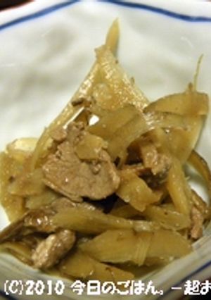牛肉とごぼうのしぐれ煮 超定番の常備菜-レシピのメイン写真