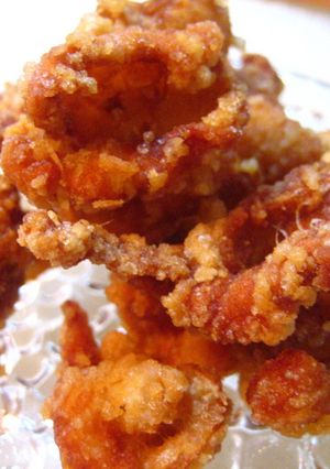 チキンラーメン味?!カリッとつまむ鶏皮✥-レシピのメイン写真
