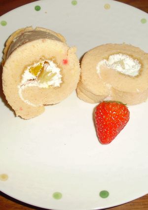 ロールケーキ-レシピのメイン写真