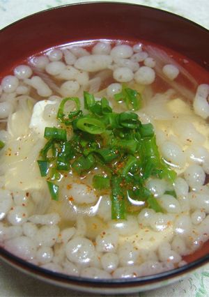 ピリッとホッと✿一味豆腐汁✿-レシピのメイン写真