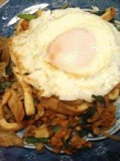 いかにらキムチチャーハン-レシピのメイン写真