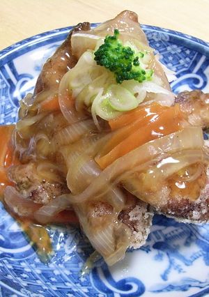 サンマの甘酢あんかけ-レシピのメイン写真