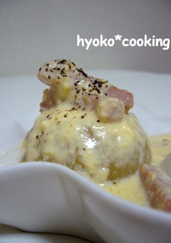 まるごとタマネギのカルボナーラ-レシピのメイン写真