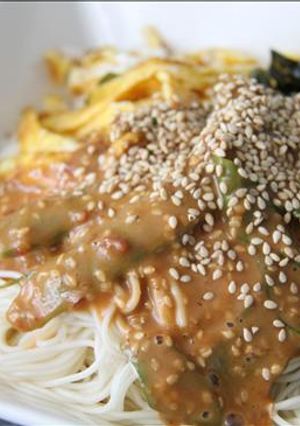 そうめんのピーナツだれ-レシピのメイン写真