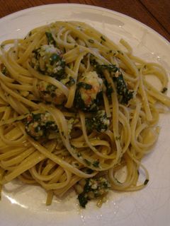 エビとほうれん草のジェノベーゼパスタ☆-レシピのメイン写真