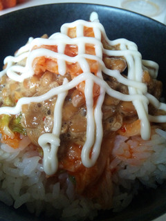 納豆キムチのマヨかけご飯-レシピのメイン写真