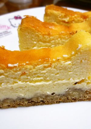 濃厚クリーミーなベイクドチーズケーキ-レシピのメイン写真