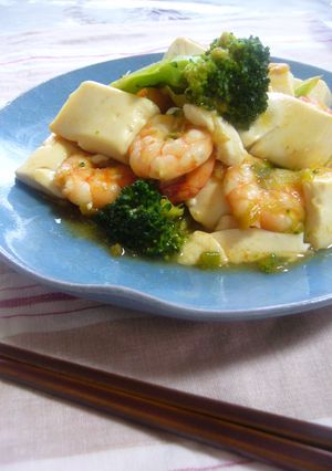 海老と豆腐のピリ辛炒め♪-レシピのメイン写真