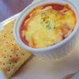 タコと豆のグラタン トマトソース