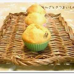 รูปของ 30分で♪りんごとさつまいものマフィン*