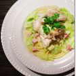 春キャベツとタラのスパゲティ