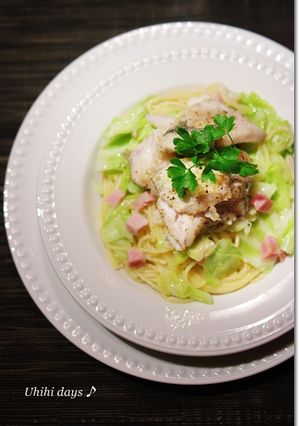 春キャベツとタラのスパゲティ-レシピのメイン写真