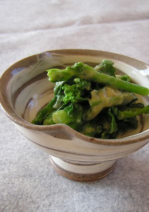 菜の花の辛子酢味噌和え-レシピのメイン写真