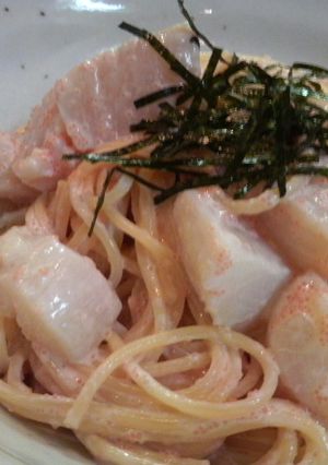 濃厚！本格たらこクリームパスタ-レシピのメイン写真