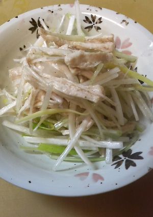 鶏肉と長ねぎの香り和え-レシピのメイン写真
