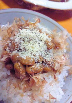 納豆ご飯×粉チーズ×黒こしょう-レシピのメイン写真