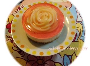 大切な人に♡お花のチーズケーキ-レシピのメイン写真